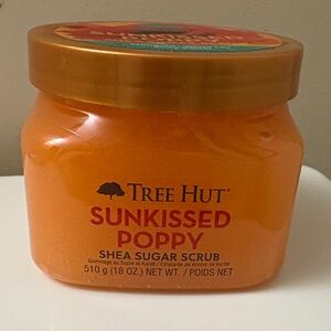 Tree Hut  sun kissed Poppy Shea butter Sugar Scrub marigold white lily new